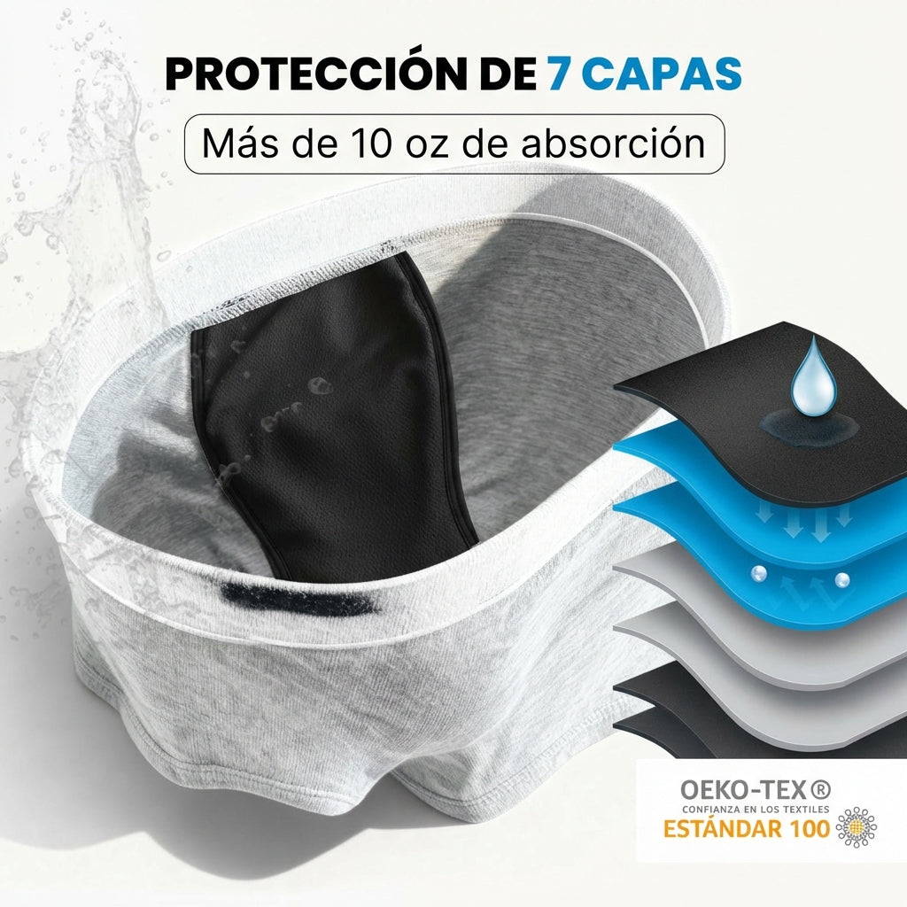 Calzoncillos Lavables para Incontinencia